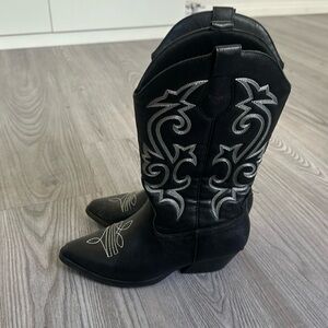 Black Western Cowboy Boots